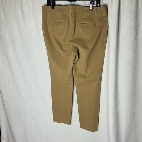 Lauren Ralph Lauren Khaki Twill Pants Horseshoe Charm Size 12 - Picture 3 of 13